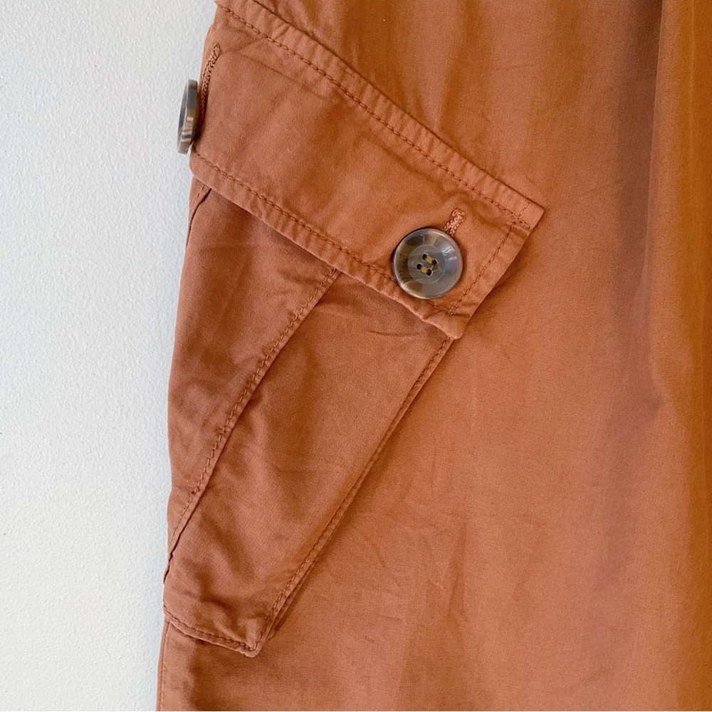 Free People Cargo Pocket Taper Pants in Brown Size 2 NWT - Picture 7 of 12